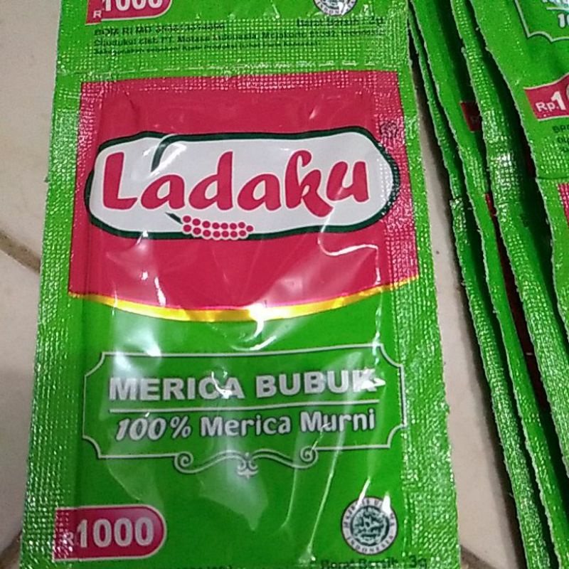 Ladaku merica bubuk 1 renceng ( 12 sachet x 3 gr )