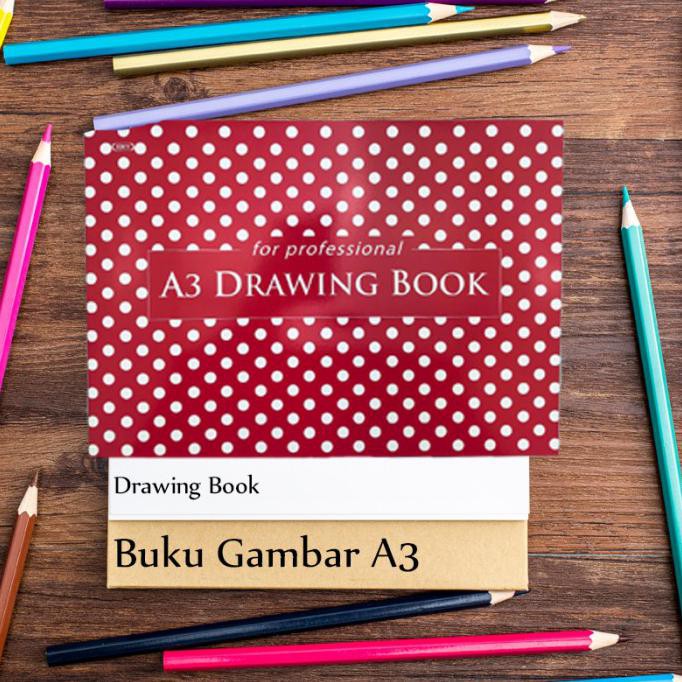 

Hari Ini Kiky / Drawing Book / Buku Gambar A3 / Simple Circle Berkualitas