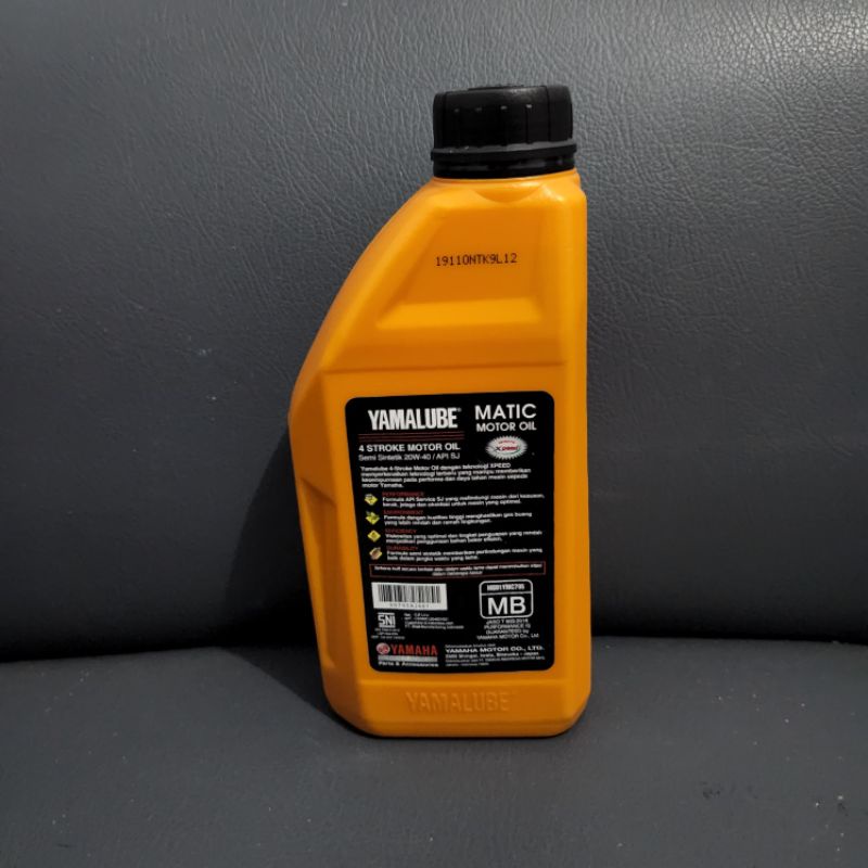 Oli Yamalube Oil Mesin Motor Matic 20W-40 0.8L 800ML