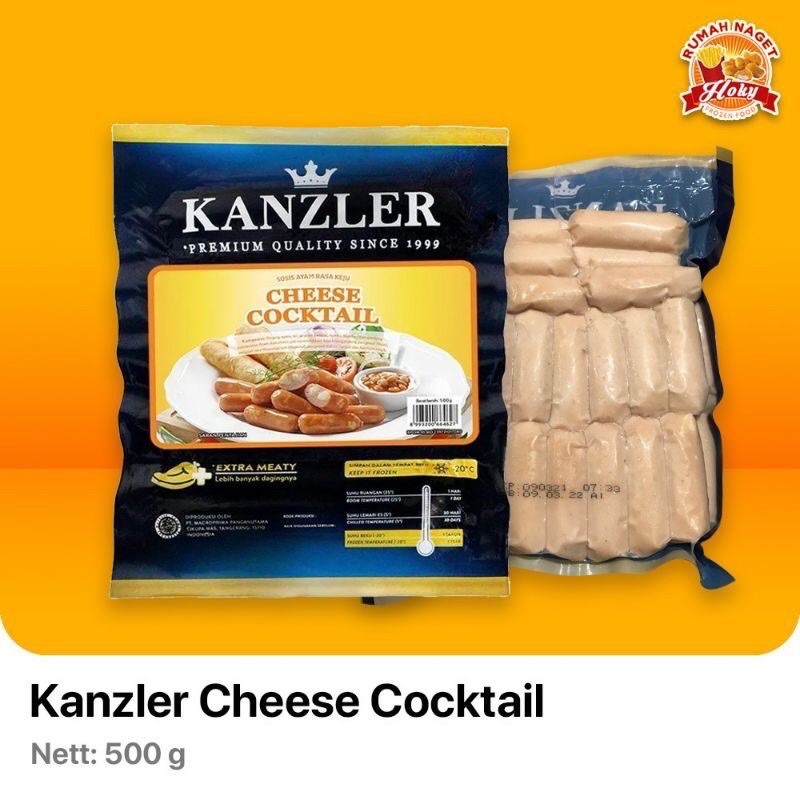 

Frozen bandung | Sosis Kanzler cheese 500gr