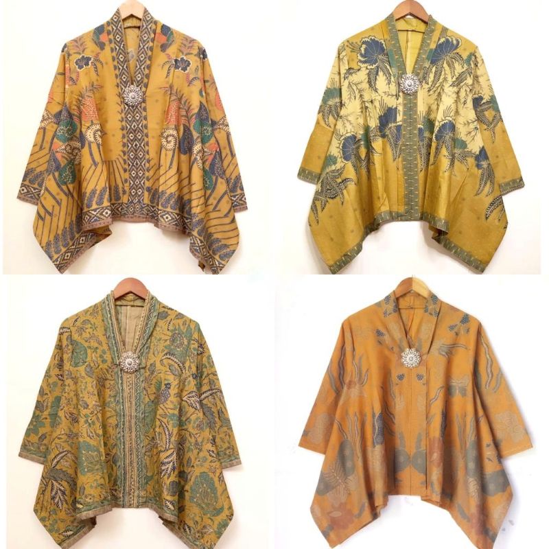 Blouse Batik Kartini Yellow-Gold Series