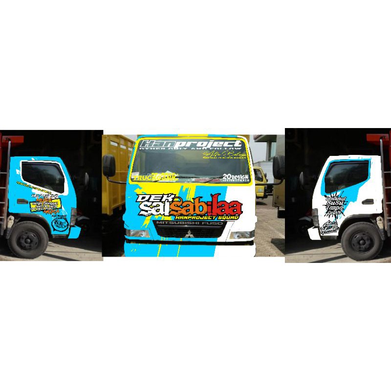 CUTTING STICKER TRUK (bisa request)