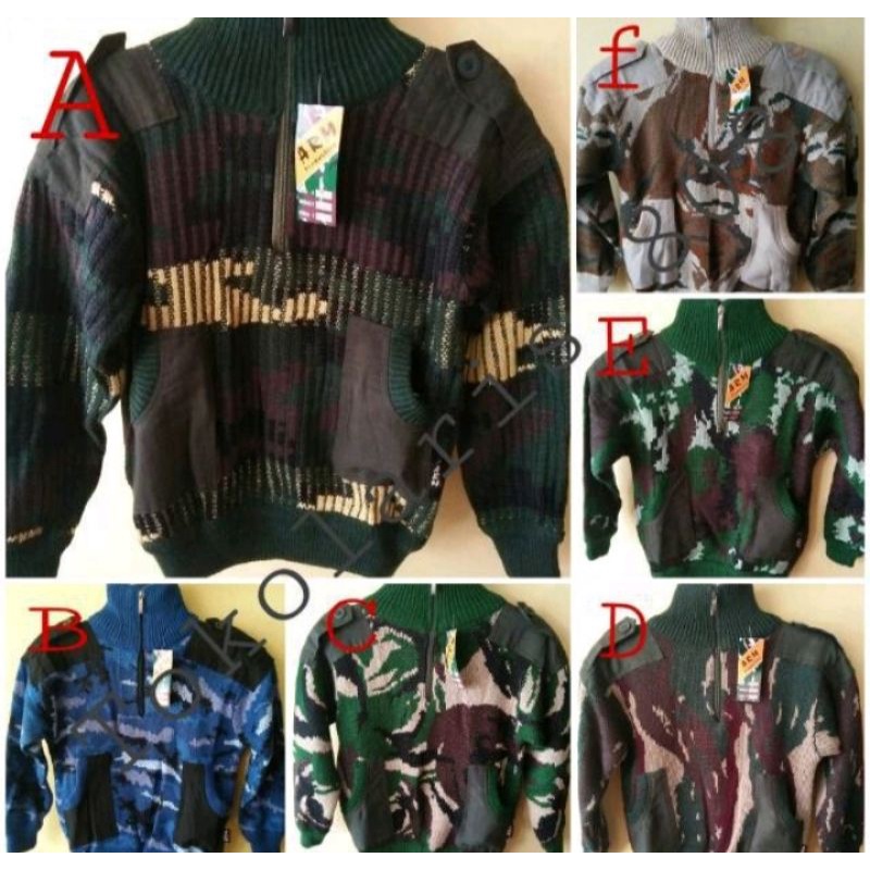 Sweater Loreng Anak USABahan Rajut Woll