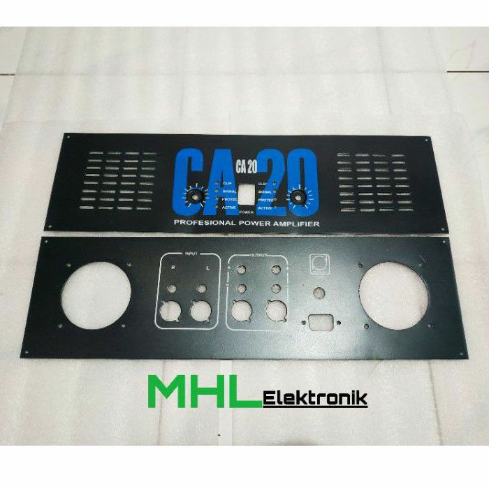 Plat Panel Depan Belakang CA20 Power Amplifier Stereo Tebal