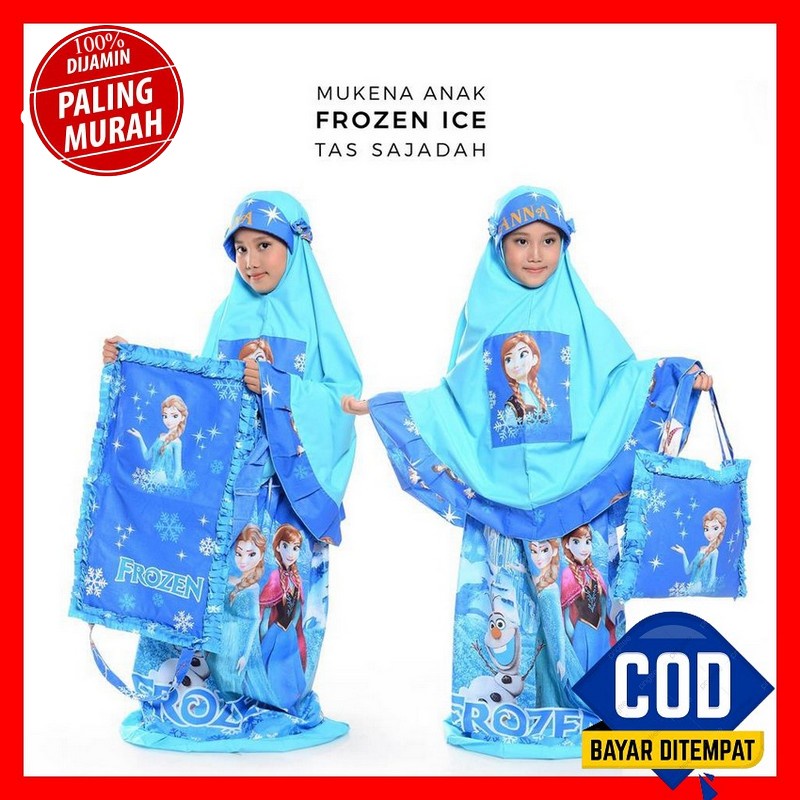 Mukena Anak Cewek Perempuan Mungkena Lebaran Murah Terbaru 2021 2022 Rukuh Mekena Balita Kekinian Mu