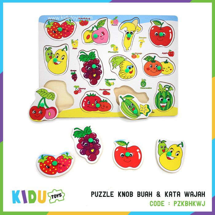 Mainan Anak Puzzle Knob Part 3 Kidu Toys