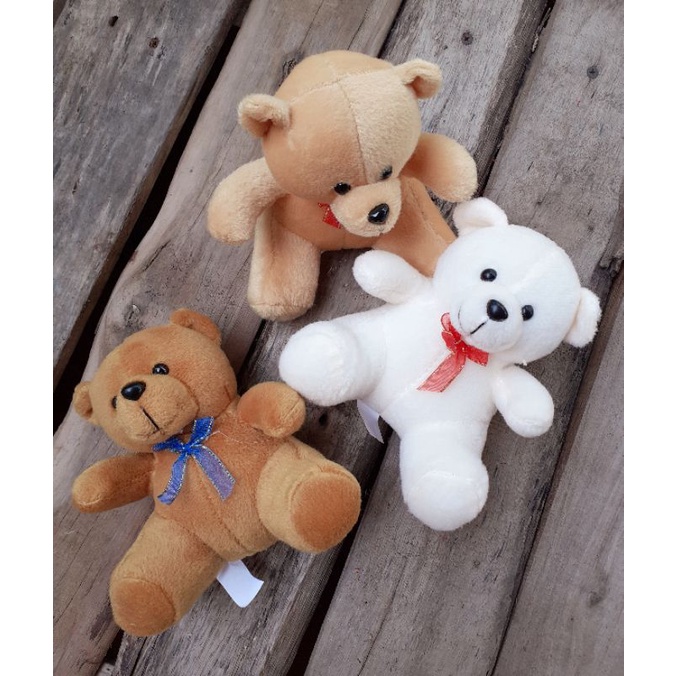 BONEKA TEDDY BEAR MINI 13cm/ BONEKA WISUDA/ BONEKA HAMPERS