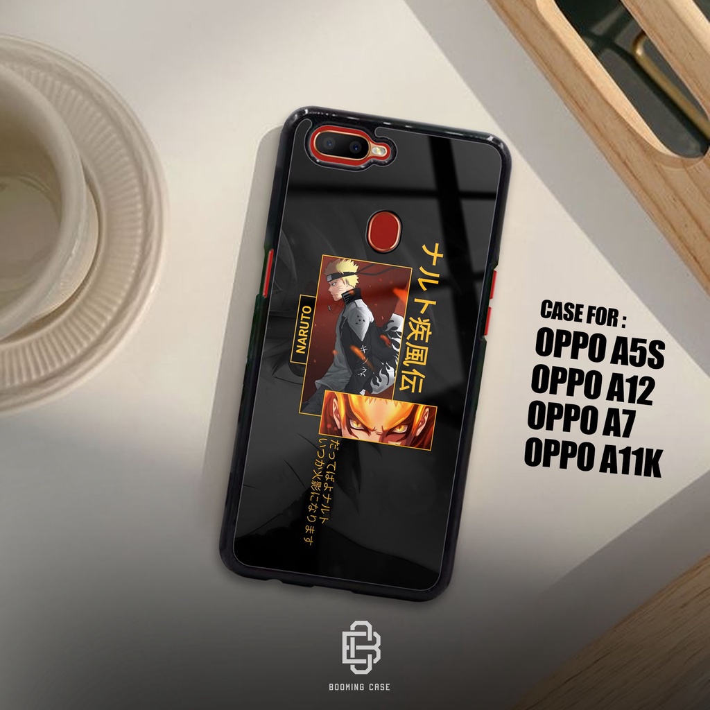 Casing Oppo A5S / A7 / A12 / A11K Hardcase 2D Glossy Case Motif Naruto 1