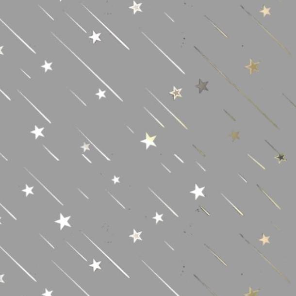 WALLPAPER STICER DINDING MOTIF BINTANG JATUH DASAR ABU GRAY UKURAN 10M X 45CM