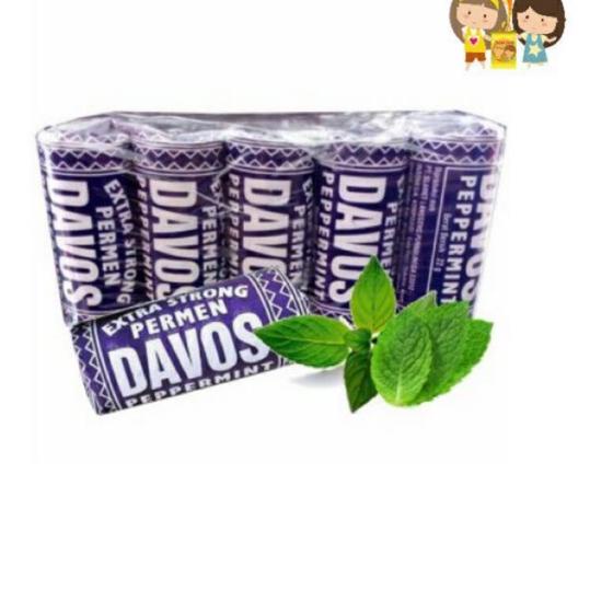 

❤[PROMO MURAH!!!]❤ Permen Davos - Permen Jadul Rasa Mint by Jadoel Snack produck terlaris