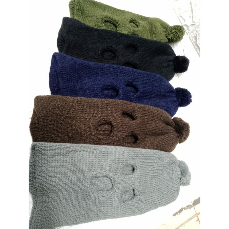 topi rajut/ sebo/ninja