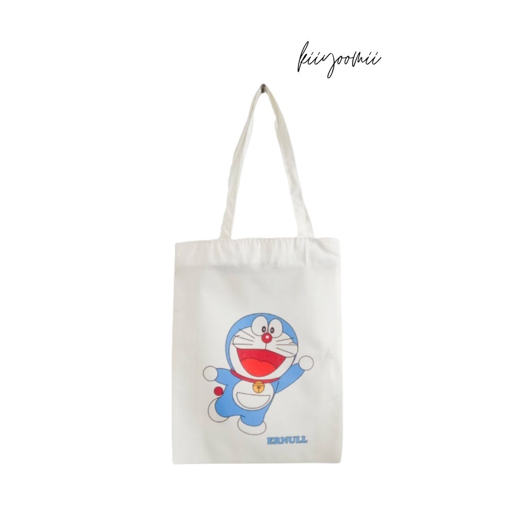 New totebag aesthetic custom satuan kain drill TOTE tas printing design sesukamu suka suka (resleting) || kiiyoomii ||