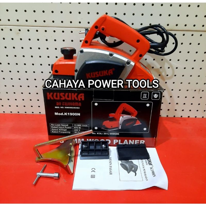 KUSUKA MESIN PLANER / MESIN SERUT KAYU/ MESIN PASAH KAYU K1900N