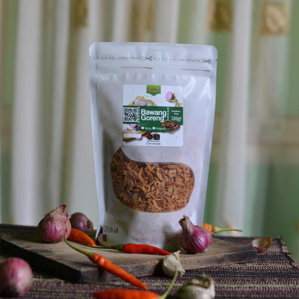 

Pulen Bawang Goreng Merah 100 Gram Tanpa Tepung