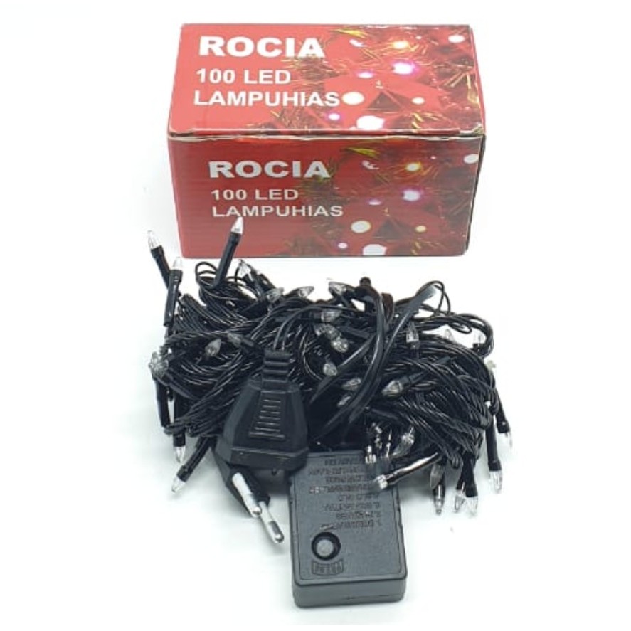 Rocia A8 Lampu Hias Tumblr 100Led Full Lancip 9,5mtr Biru