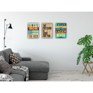 Hiasan Dinding Poster Kayu Wall Decor Dekorasi  Rumah  