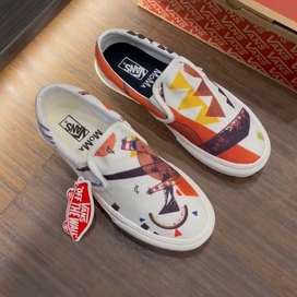 Sepatu Vans Slip On Moma Vasily dan catur Kandinsky Premium BNIB Sneakers Pria Wanita