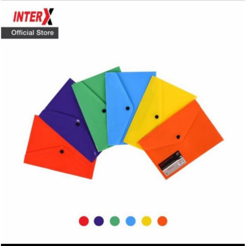 

Inter X map kancing A5 opaq / solid isi (12 pcs)