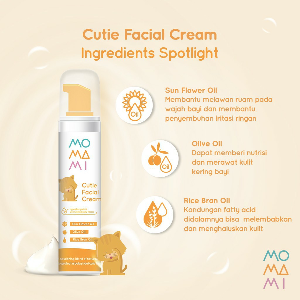 Momami Cutie Facial Cream 50g (126416)