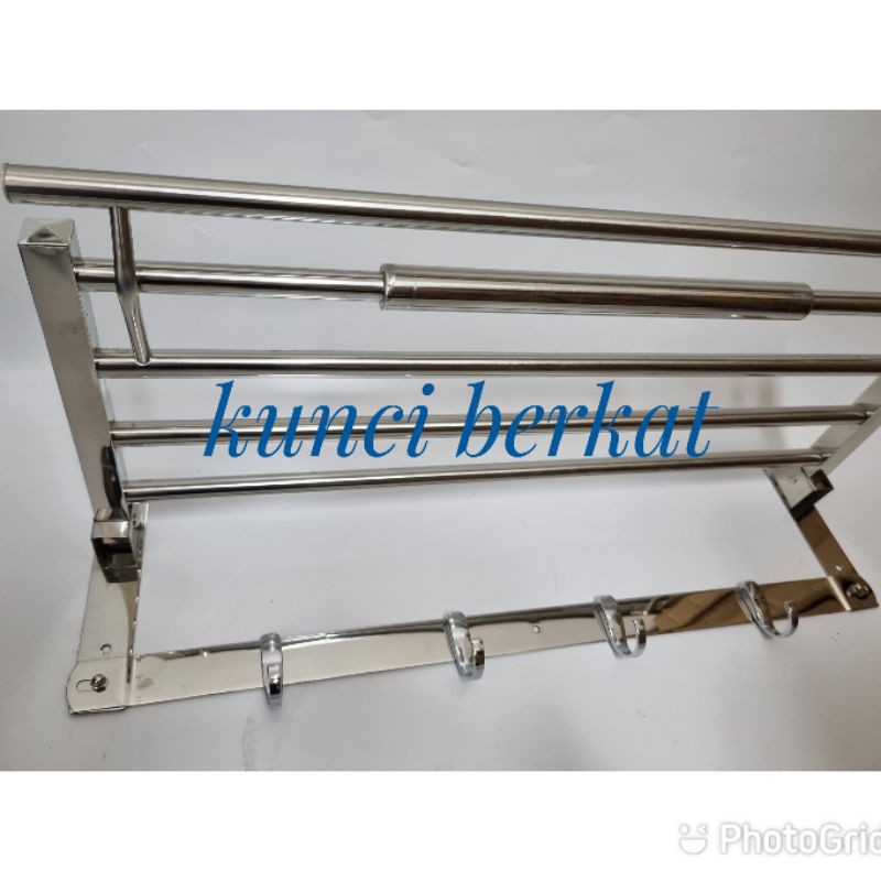 Gantungan Handuk 5 Baris/Gantungan Baju/Hanger