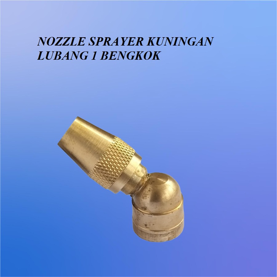 NOZEL / NOZZLE / SPUYER SPRAYER ELEKTRIK KUNINGAN 1 LUBANG BENGKOK