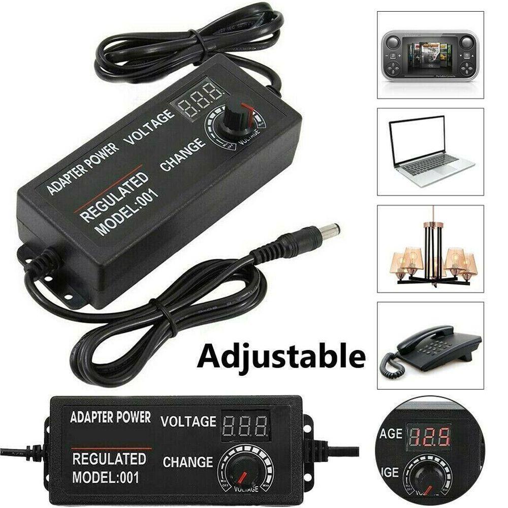 POPULAR Populer Adaptor Power Supply Universal Variable Volt Listrik Adjustable Voltage