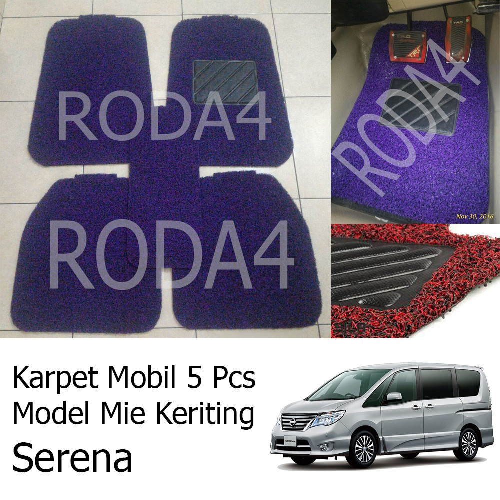 Karpet Mobil / Car Carpet / Floor Mats Universal Model Mie Keriting Serena