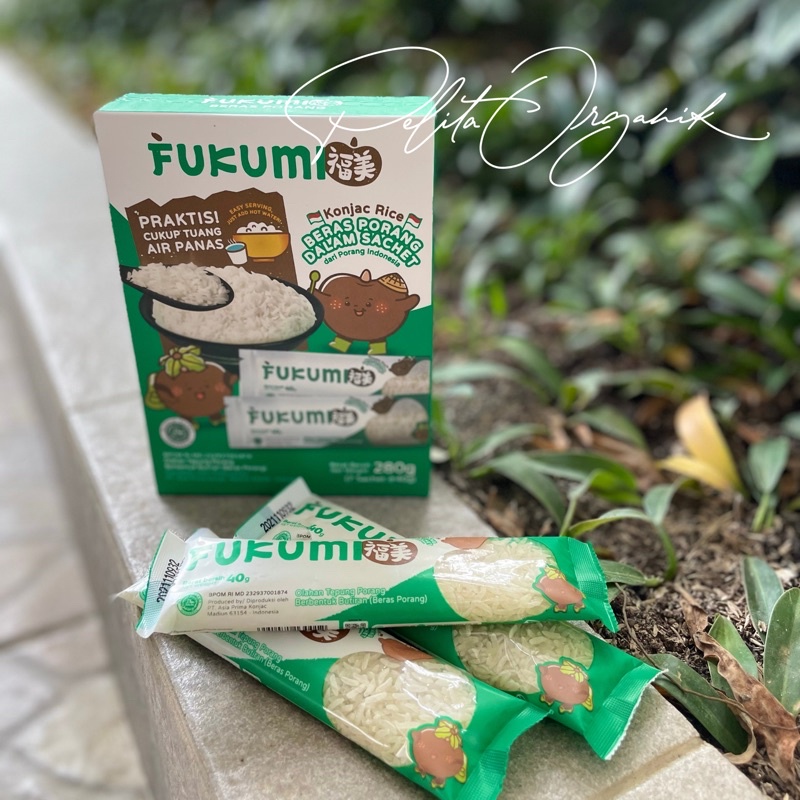 

FUKUMI Beras Porang Sachet (1 box isi 7 sachet) 280 gr