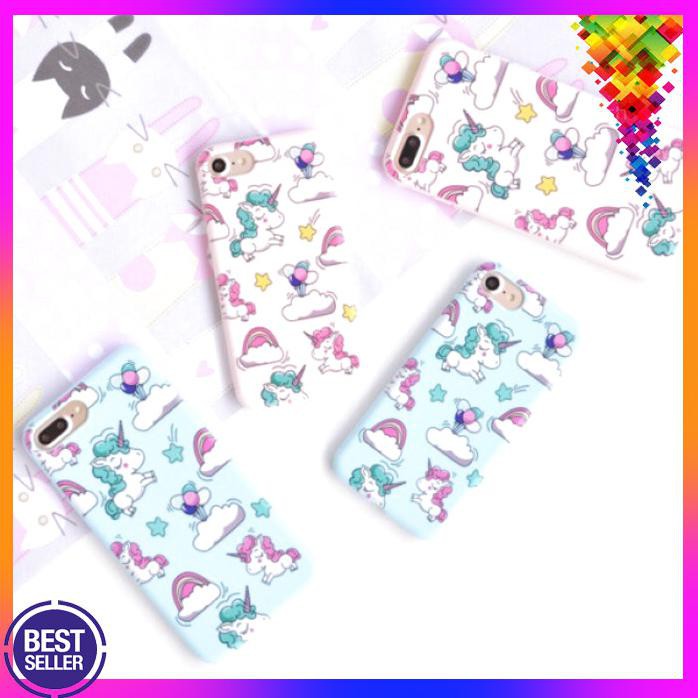 case casing pastel iphone 5 5S SE 6 6S plus unicorn lucu cute