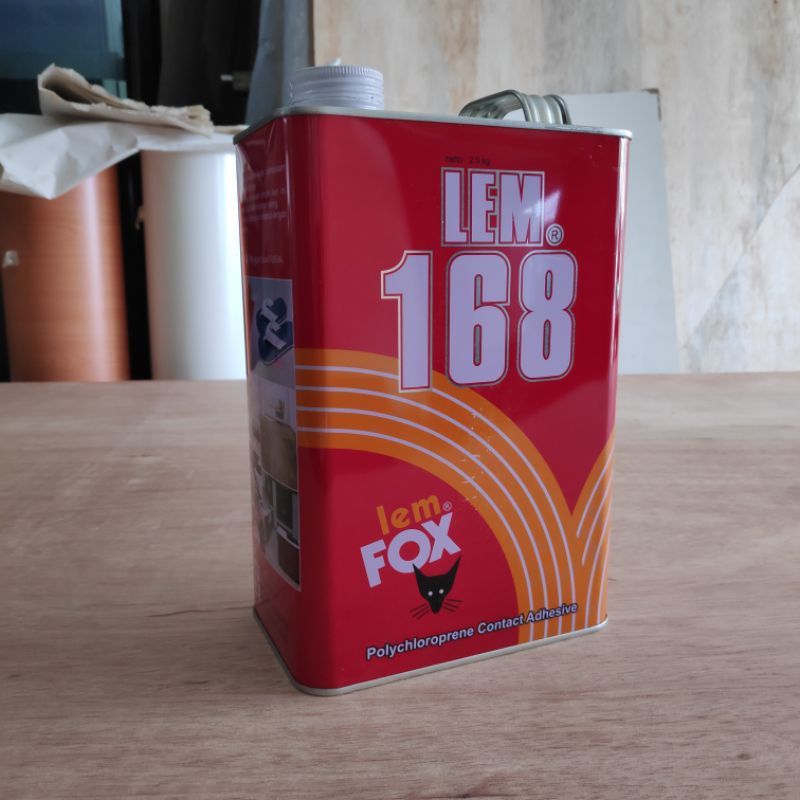 

Lem Kuning Fox 168 Galon 2.5 kg - Triplek, Kayu, HPL, PVC Sheet