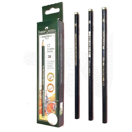 

Pensil 2B Faber Castell 9000 Graphite Pencil