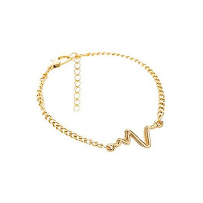 2pcs Gelang Tali Persahabatan Anyaman Krisan Bunga Matahari Fashion Wanita Korea Pria Adjustable Couple Bracelet Daisy Bracelet Hitam-1pcs-Golden