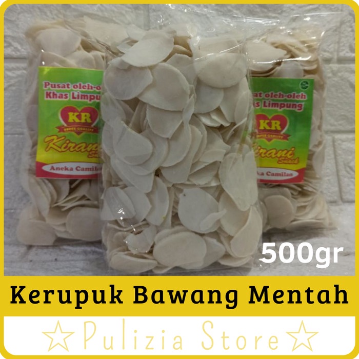 

Kerupuk Bawang Mentah 500gr Kualitas Super