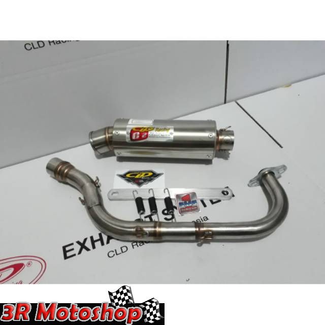 CLD RACING KNALPOT MIO J MIO 125 SOUL GT X-RIDE FINO C2 BULAT C2 OVAL ORIGINAL