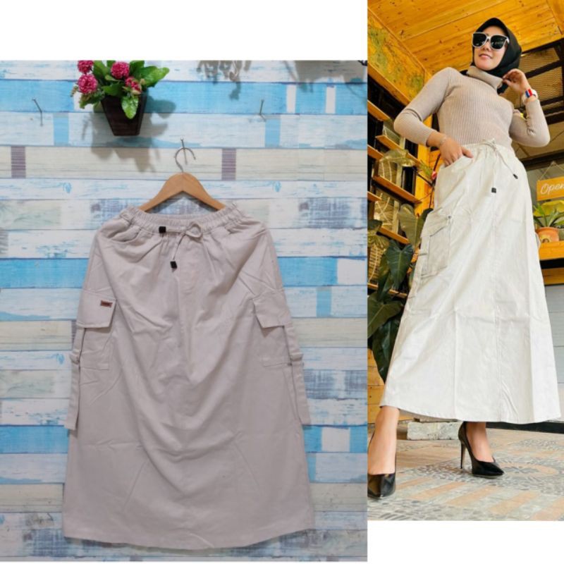 Rok Cinos Gesper By KHN /Rok Kanvas / Rok wanita