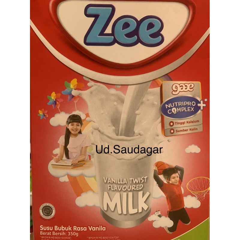 

Zee Susu Formula Vanila Coklat 350Gr