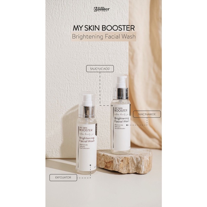 READY My Skin Booster Brightening Facial Wash / Sabun muka My Skin Booster (ECER)