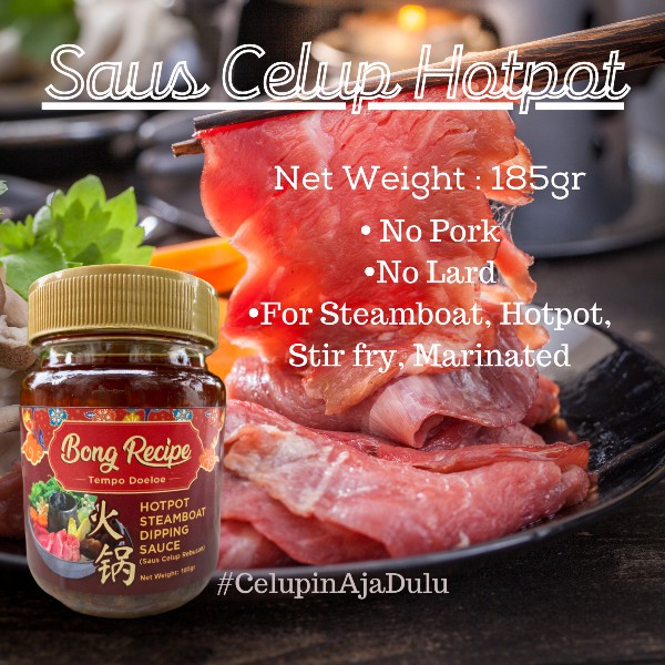 

Saus Celup/Dipping Sauce Bumbu Celup Bong Recipe Hot pot Suki Shabu shabu Higienis Sehat Grill 185gr