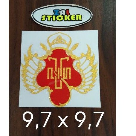 

sticker timbul logo keraton