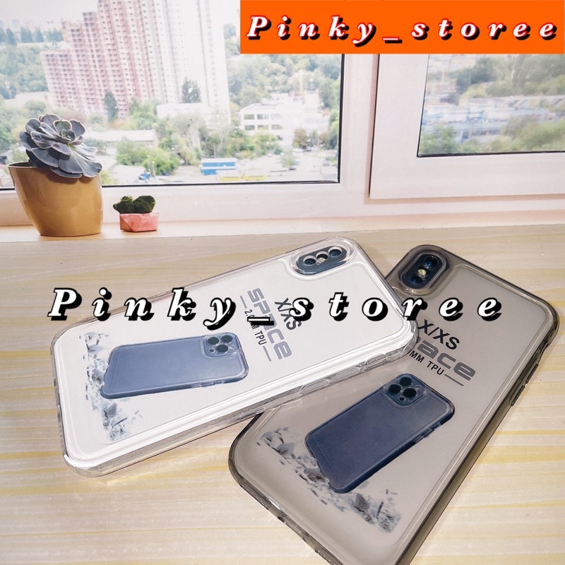 SPACE CLEAR CASE INFINIX SMART 6NFC/ SMART 5/ HOT 11PLAY/ HOT 10PLAY/ HOT 9PLAY/ TPU SOFT CASE SPACE MILITARY