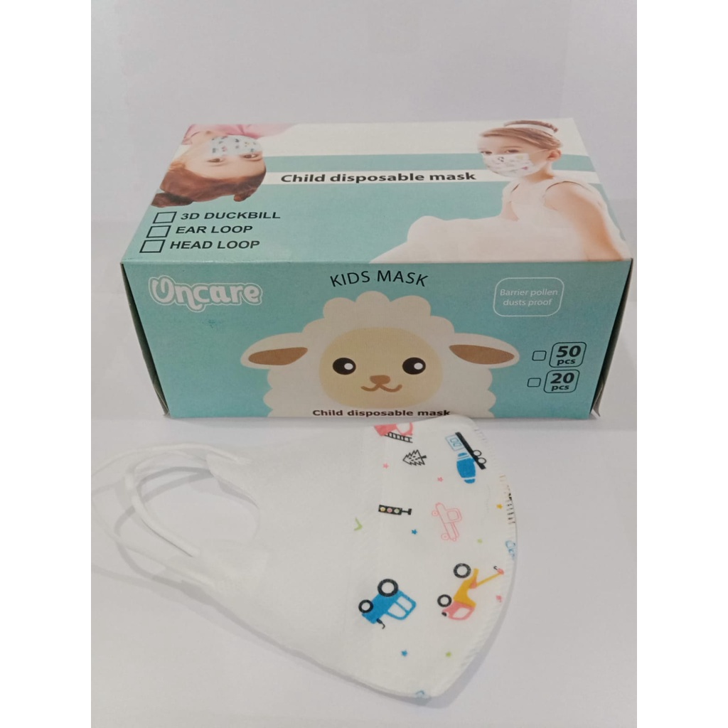 [MH] Duckbill Masker Anak Karakter Premium Isi 50Pcs