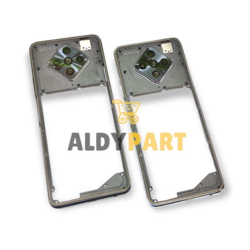 Middle Frame Tulang Tengah Bezel Rangka Tutup Mesin Infinix ZERO 8 X687 ORI