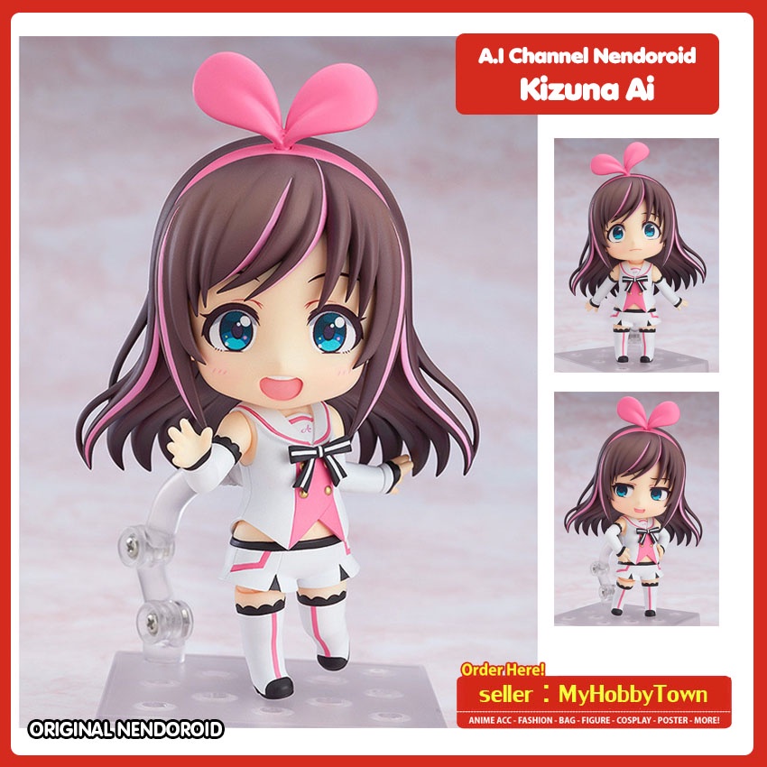 Original Virtual Youtuber AI Channel Nendoroid 899 - Kizuna Ai Figure Anime