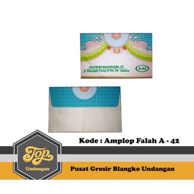 

Amplop Falah A 42 Harga Murah isi 50 Tanpa Cetak Tulisan