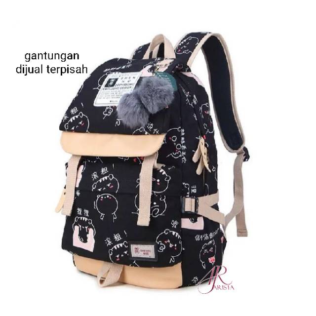 TAS BACKPACK BOOKBAG TEENAGE KARTUN JAPAN CUTE  ARISTA