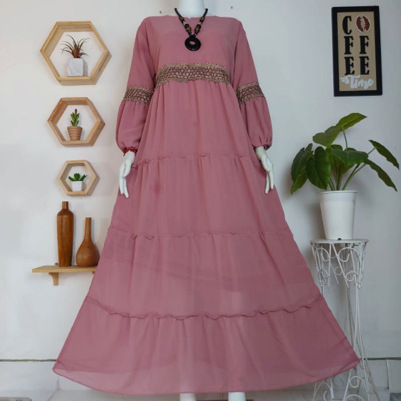 GAMIS CERUTY BABYDOLL RENDA TERBARU OOTD WANITA KEKINIAN