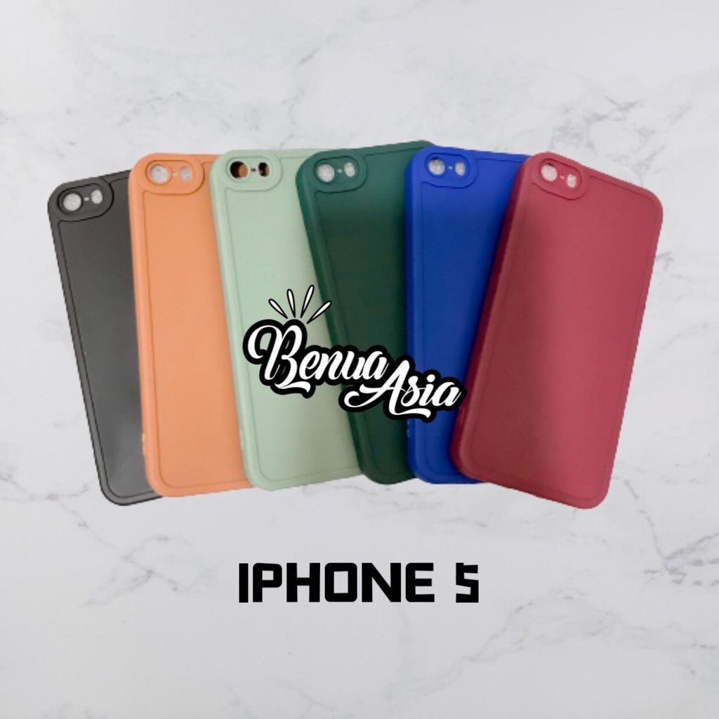 SOFTCASE PRO CAMERA IPHONE 5G 5S MACARON - FA