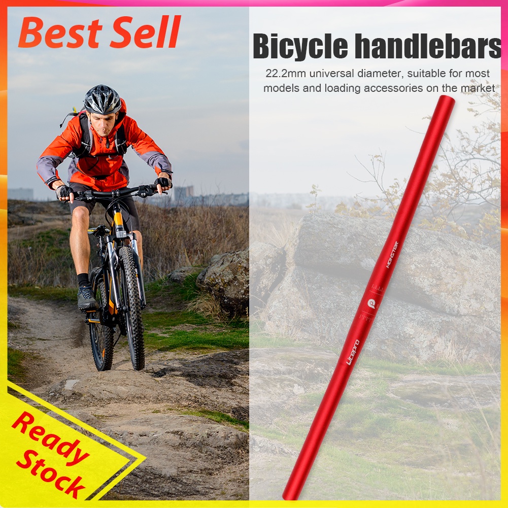 25.4x540mm MTB Bike Aluminum Alloy Handlebar Bicycle Riser Bar Ultra Light