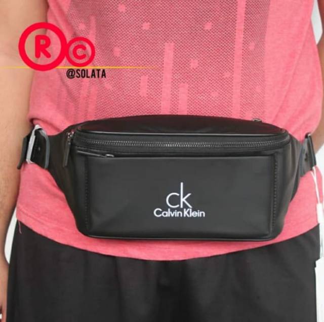 TAS SLEMPANG PRIA TAS BAHU PRIA TAS WATERPROOF WAIST BAG PRIA IMPORT CK