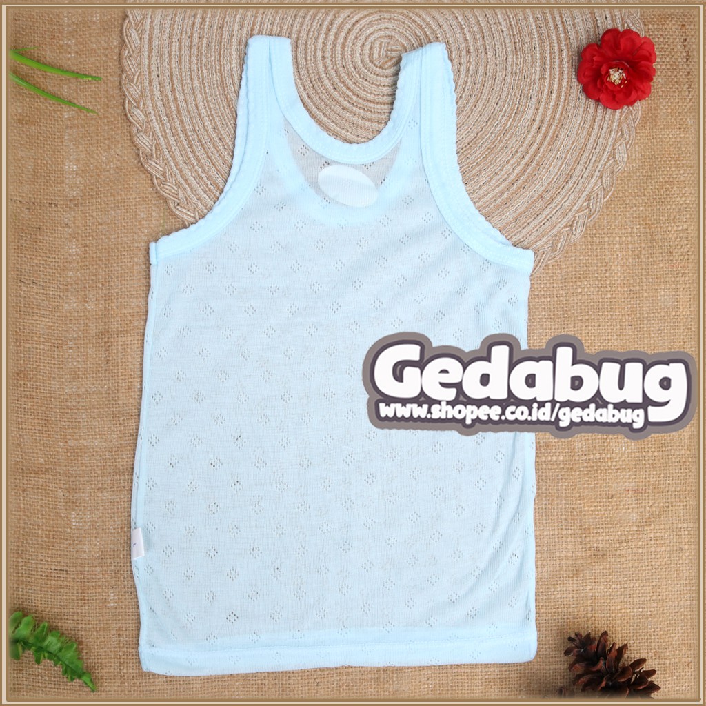 Singlet Anak Latif Warna Berpori | Kaos daleman anak Polos | Gedabug